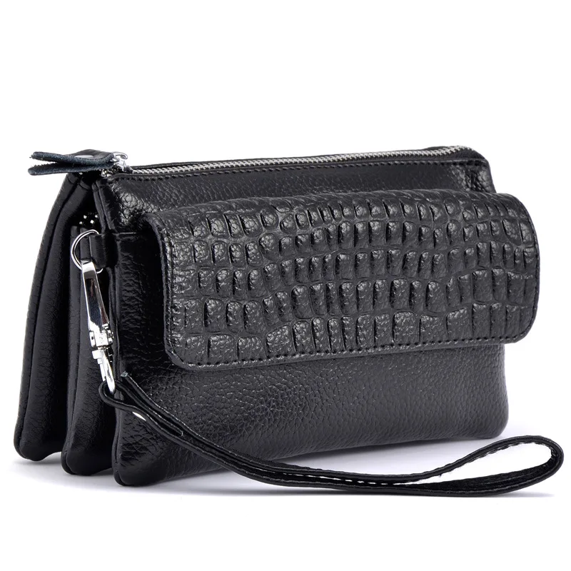 

2018 MINI women messenger bag genuine leather chain strap day clutches small Shoulder Crossbody handy wallet ladies Handbag