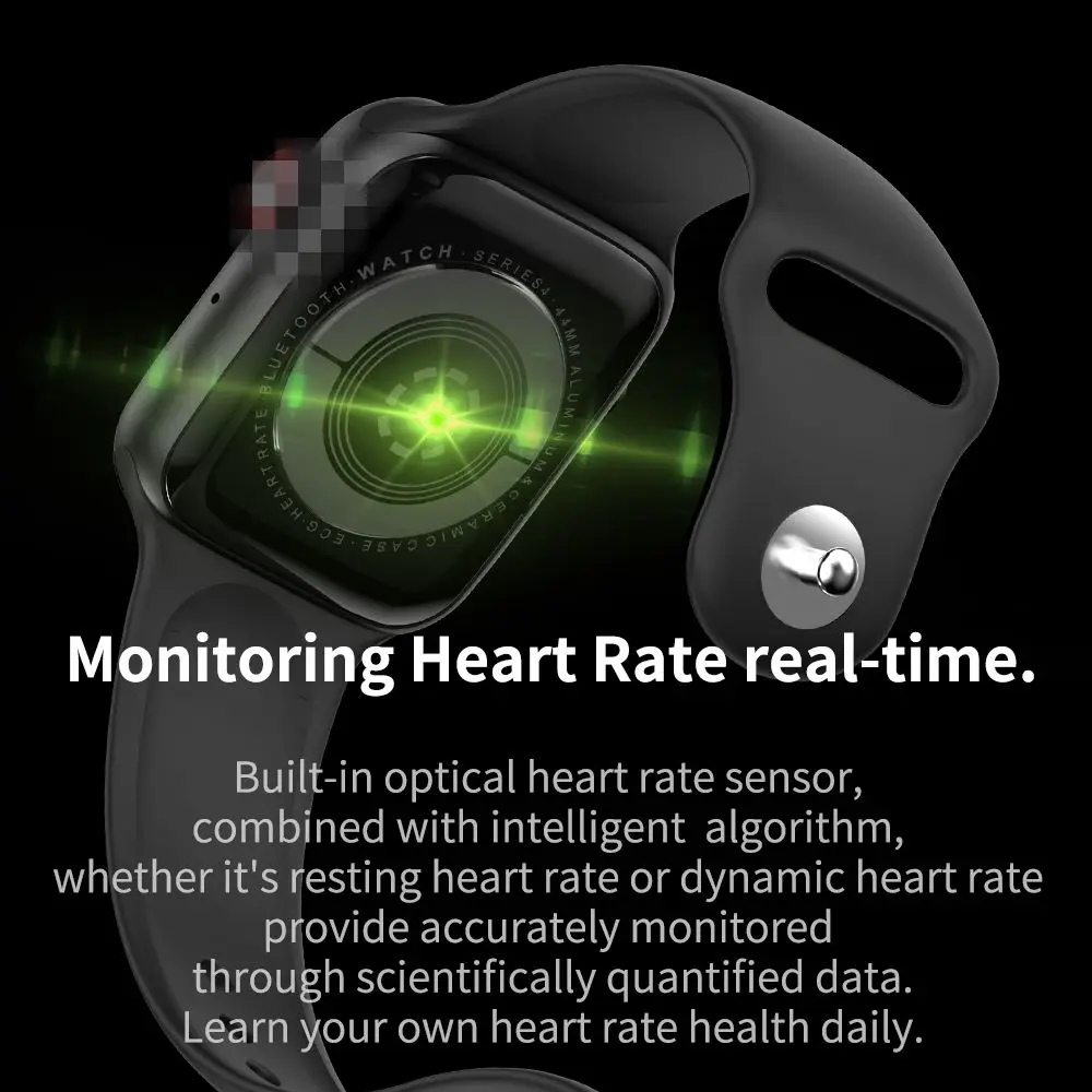 Смарт часы PK IWO 8 44 мм чехол браслет серия 4 монитор сердечного ритма Bluetooth подключение Smartwatch для Iwatch 4 iPhone X Android