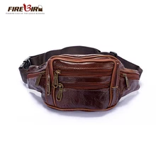 2016 new style!men Multifunction travel bags genuine leather funny chest pack men waist pack hiqh quality men waist bags HN209