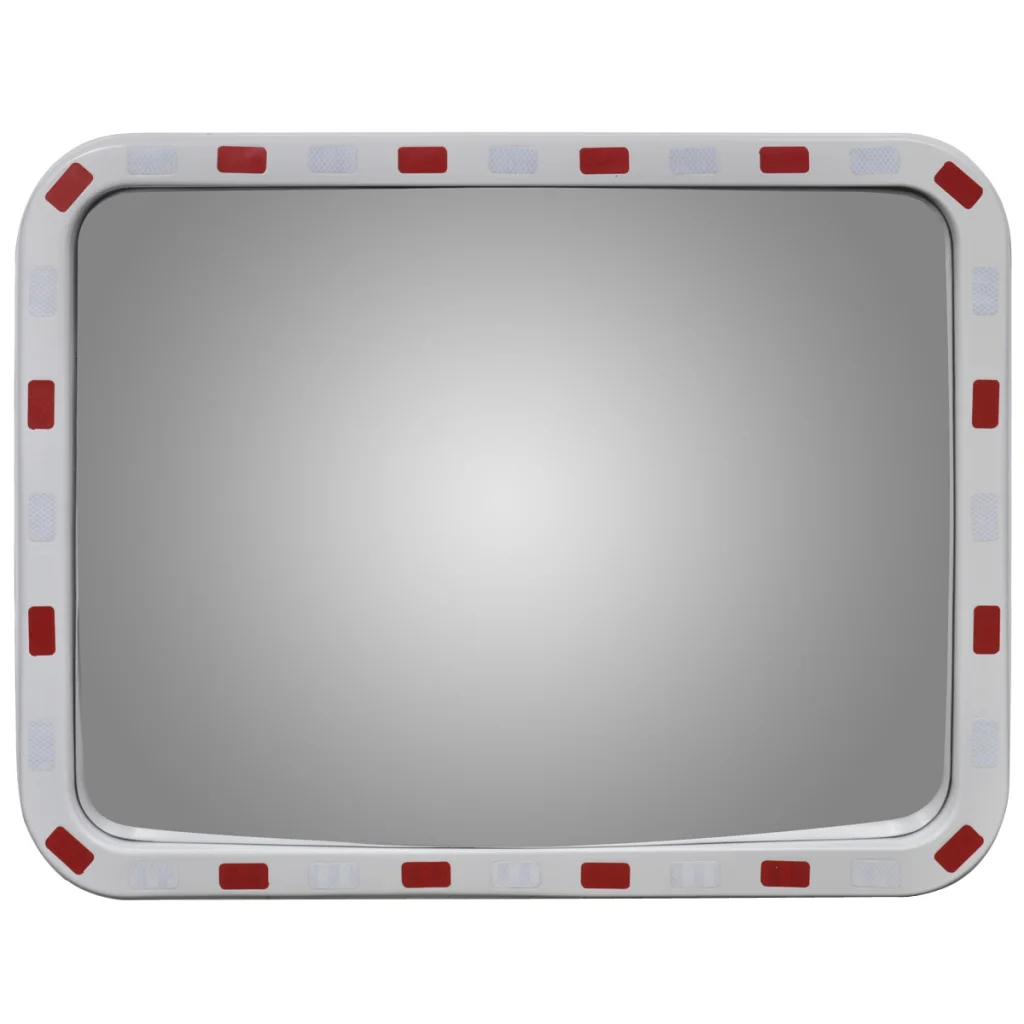 

Traffic mirror Convex Rectangular 60 x 80 cm with reflectors