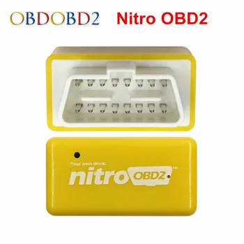 

Newest Nitro OBD2 Diesel Gasoline Chip Tuning Box Plug And Drive NitroOBD2 For Diesel Car More Power / More Torque Free Shipping