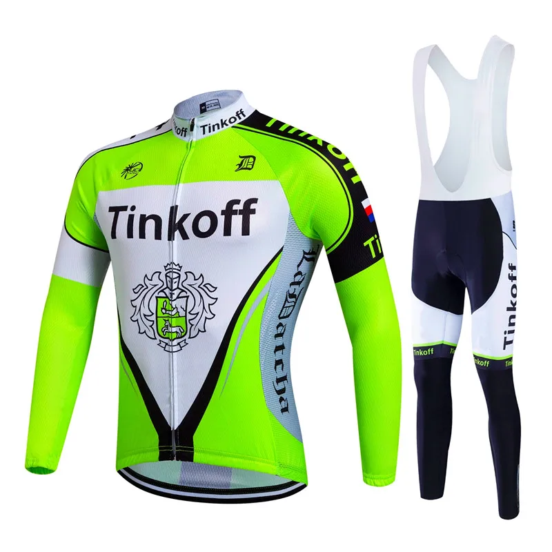 

2017 Pro Team Tinkoff Cycling Jersey Long Sleeves Sports Jersey Cycling Clothing Ropa Ciclismo Maillot Bike Clothes