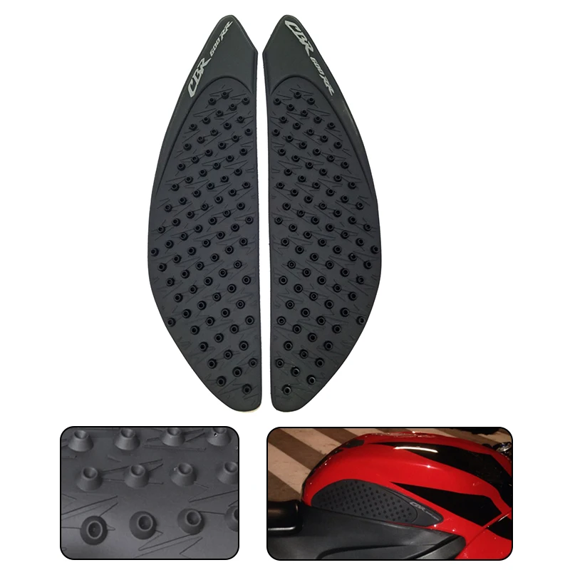 For Honda CBR600RR 2007 08 09 2010 11 2012 Motorcycle Anti slip Tank Pad 3M Side Gas Knee Grip Traction Pads Protector Stickers (2)