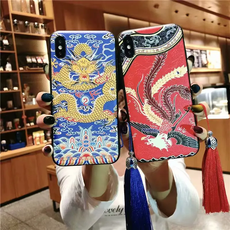 Relief lace Roses flower case for iphone x (8)