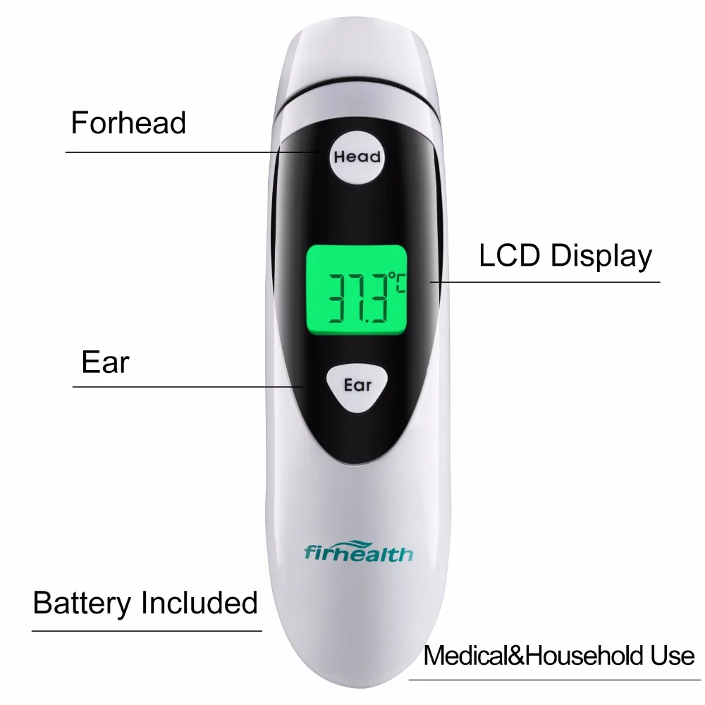 

Magicfly Medical Ear&Forehead Infrared Thermometer Non-Contact CE&FDA Approved Thermometer for Household Baby&Adult Easy to Use