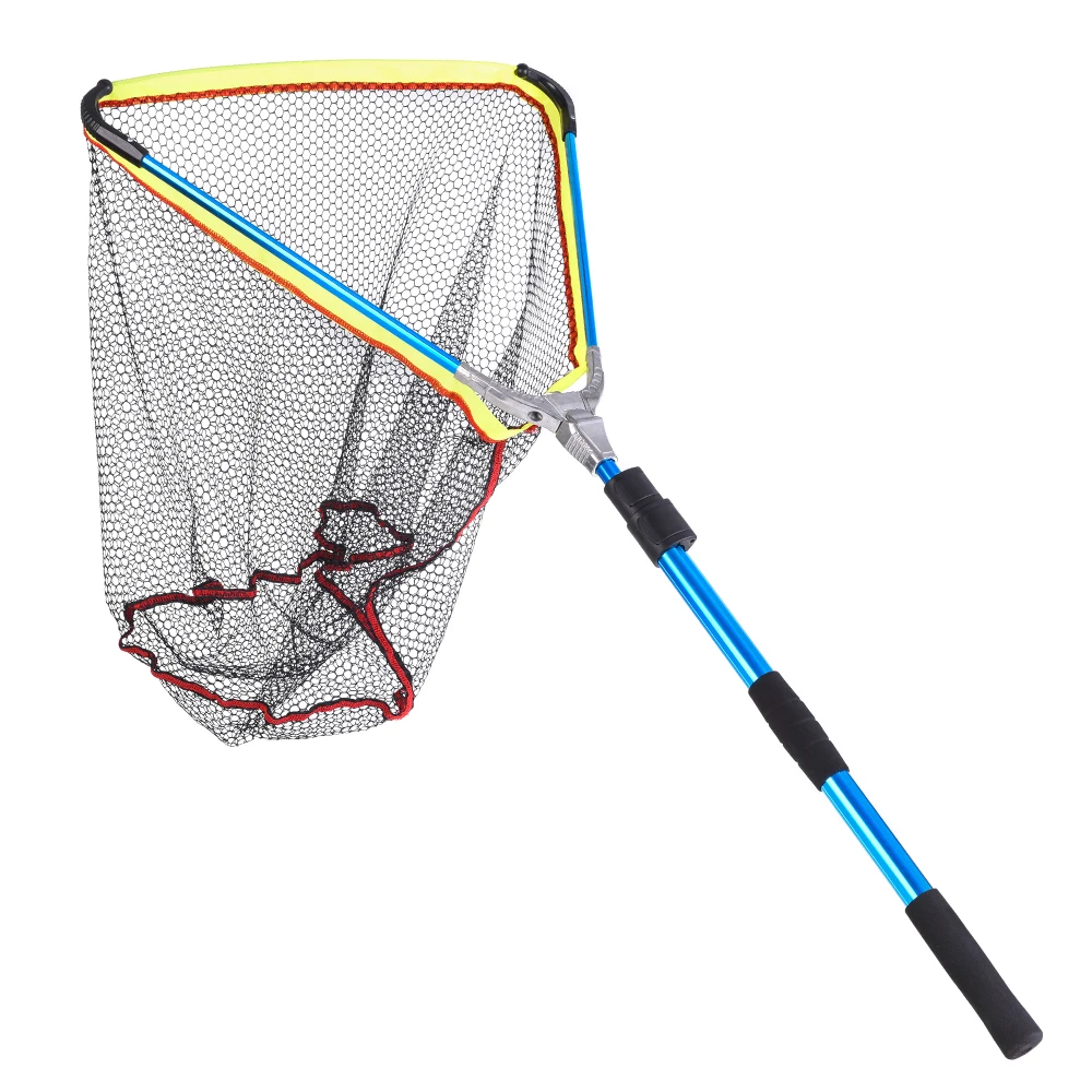 

LEO 200cm / 79 Inch Telescopic Aluminum Fishing Landing Net Fish Net with Extending Telescoping Pole Handle Carp Fishing Tackle