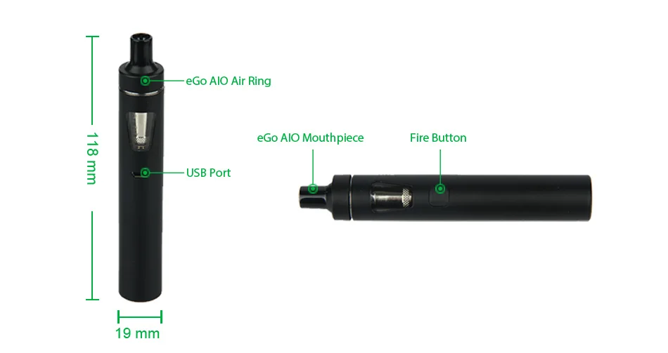 Joyetech eGo AIO Quick Start Kit - 1500mAh