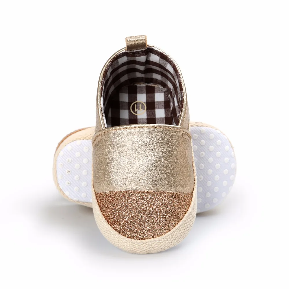 Модные Разноцветные искусственная кожа детские мокасины обувь с мягкой подошвой для новорожденных для маленьких девочек и мальчиков