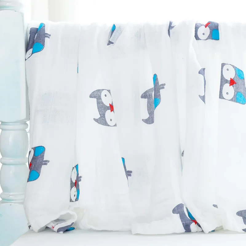 Herbabe Детские муслиновые одеяла хлопок для новорожденных пеленание обертывание мягкие банные полотенца дети матрас чехол для коляски простыня От 0 до 6 лет