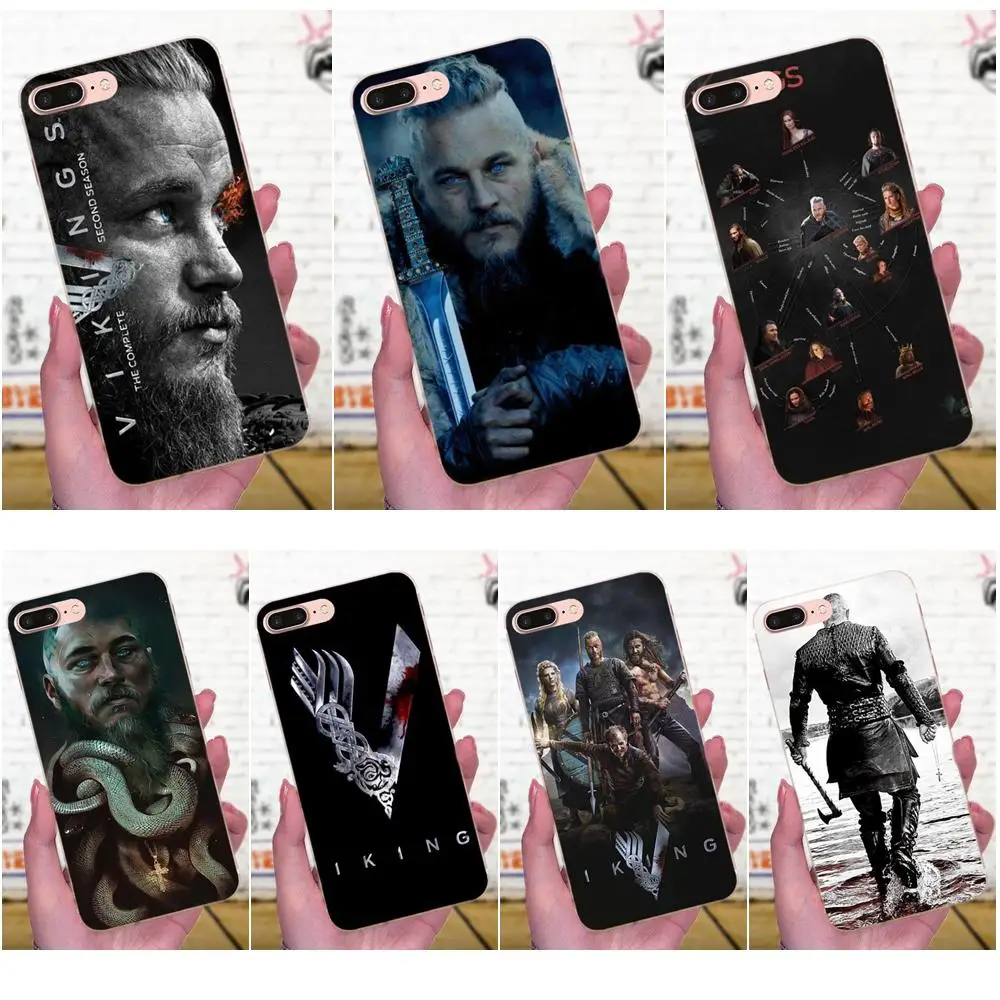 

For Xiaomi Redmi Note 2 3 3S 4 4A 4X 5 5A 6 6A Pro Plus Soft TPU Cell Bags Ragnar Lothbrok Vikings Bling