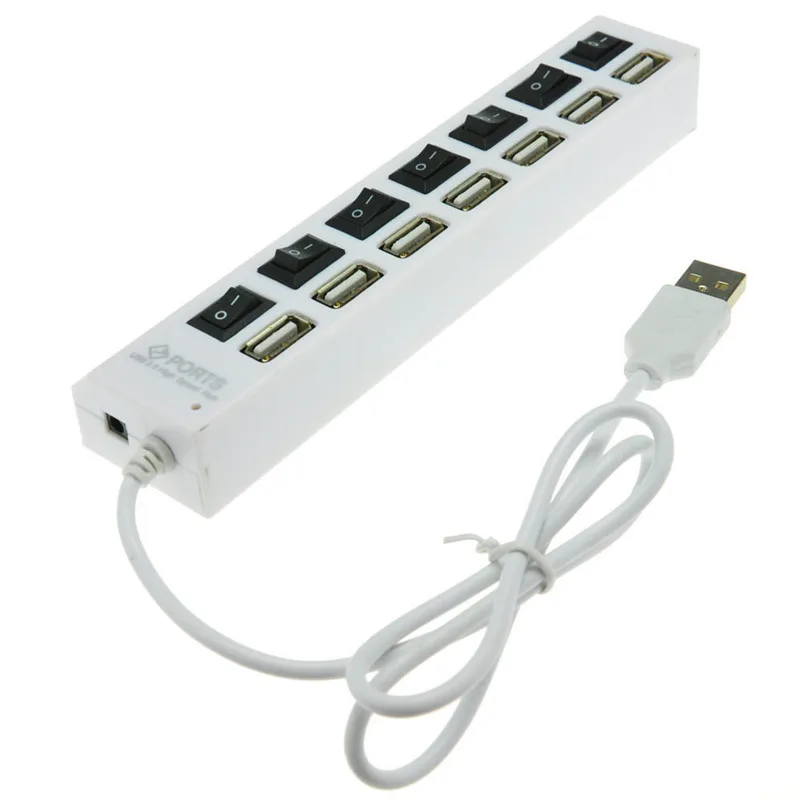 BinFul высокоскоростной мини тонкий 4/7 порт hub usb хаб расширения несколько