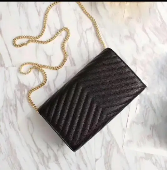 

2019 mode kette tasche, schnalle schulter messenger tasche, designer tasche. FREIES Verschiffen HEIßE Kette tasche