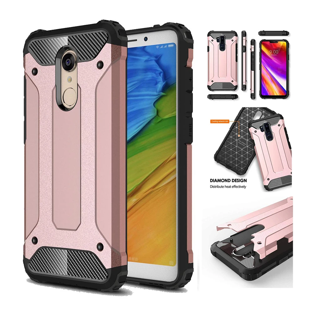 

Case For Xiaomi Redmi Note 4X Soft TPU With Hard PC Phone Case For Redmi Note 3 4 ShockProof Armor Silicon Cover Shell Capa