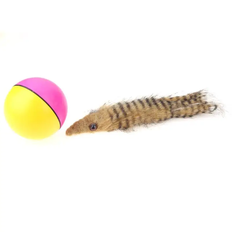 The Weasel Rolls Ball Interactive Cat Puppy Run Play Toys Dogs Love This Toy 