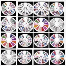 1 шт/, 12 цветов, Стразы для ногтей, 2 мм, акриловые стразы для дизайна ногтей, украшение для УФ-геля, телефона, ноутбука, инструменты для ногтей DIY