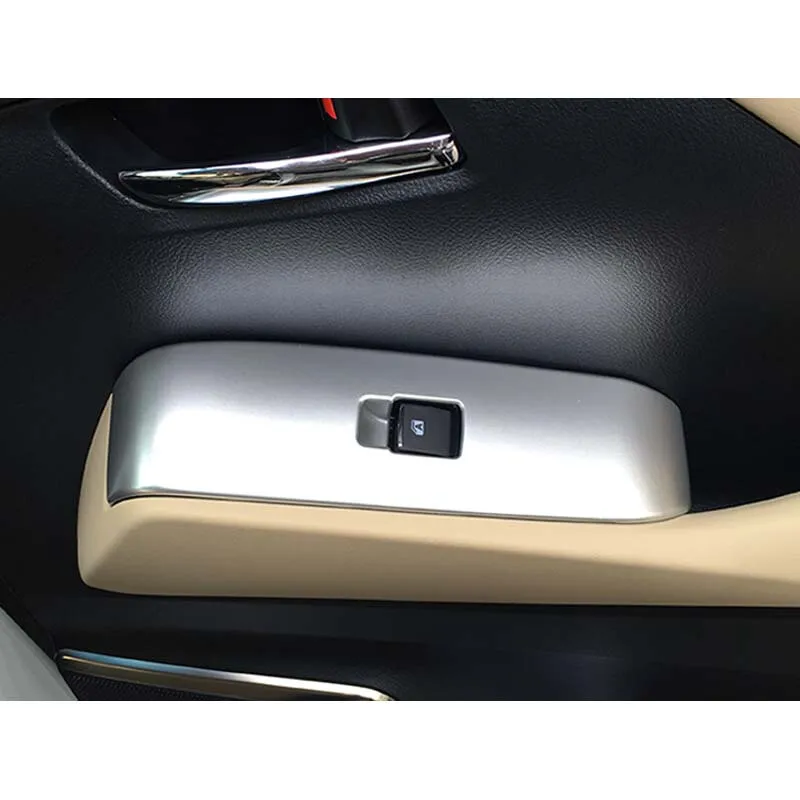 Для Toyota Alphard автостайлинг авто аксессуары ABS Хромированная для дверей окон стеклянная подъемная панель управления накладка