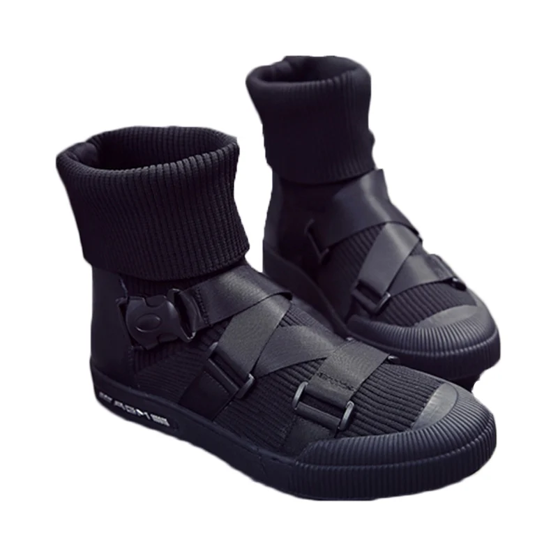 Occasionnels Joker D'hiver Cheville Hommes Tête 38 Chaussures 43 Bottes Conseil Dunk Ronde Haute Laine Coréen De Mode Style IYW9DHE2