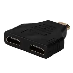 Новый 1080 P HDMI Порты и разъёмы Мужской до 2 Женский 1 в 2 из Splitter Кабель-адаптер конвертер удобство 17aug28 hh33