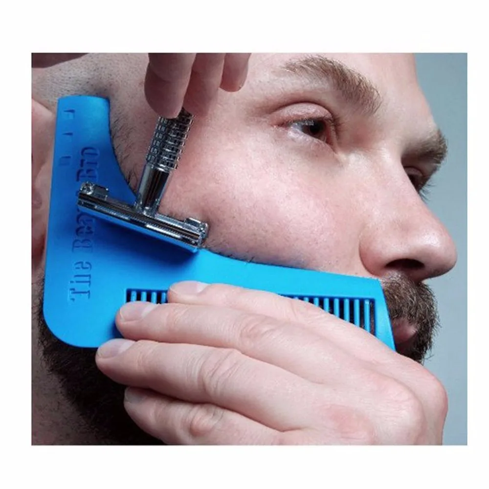 New-Beard-Bro-Beard-Shaping-Tool-Sex-Man-Gentleman-Beard-Trim-Template-hair-cut-hair-molding (1)