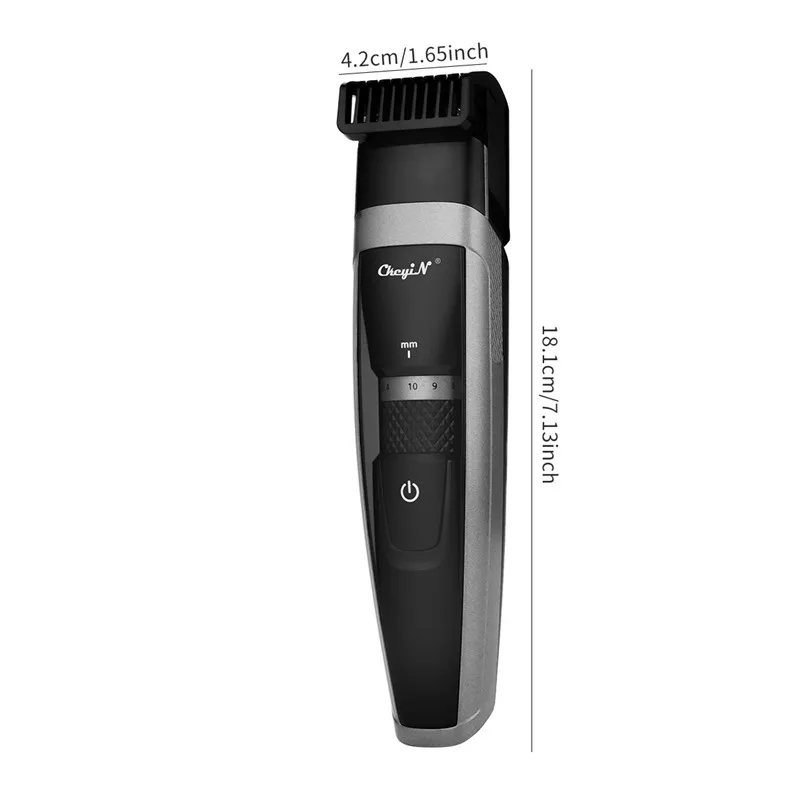 USB Перезаряжаемый триммер для волос электрическая машинка для стрижки волос триммер для бороды Мужская машинка для стрижки волос титановое лезвие