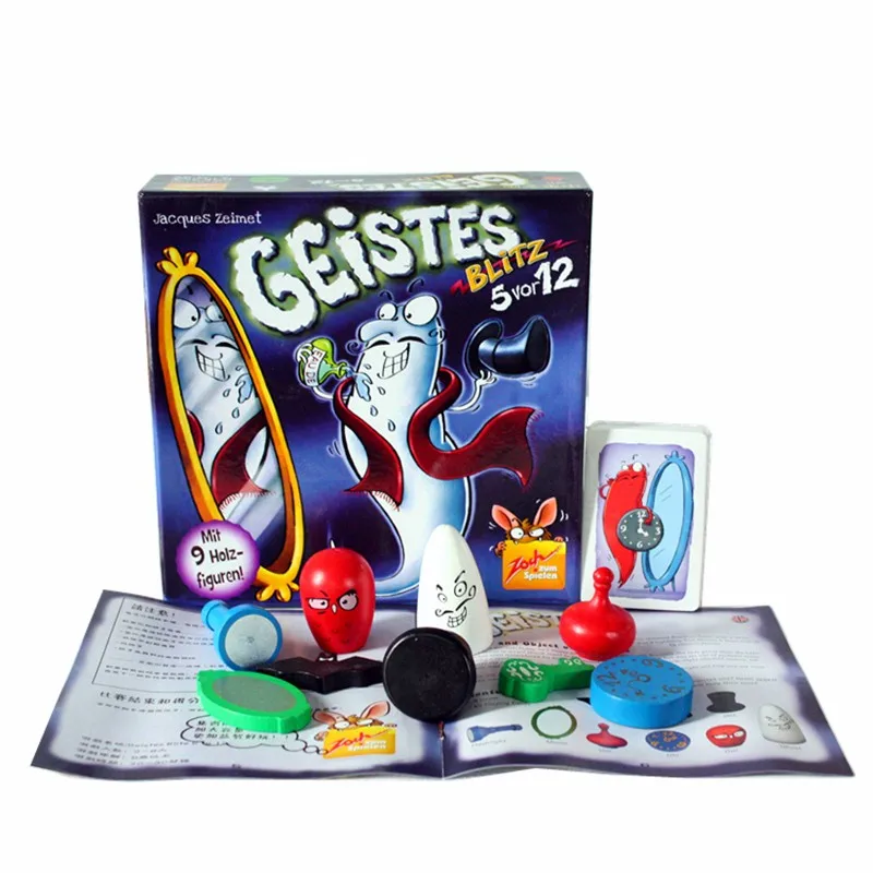 Geistes Blitz 1 2 3 4 Ghost Blitz Geistesblitz 5 Vor 12 Spooky Doo настольная игра очень популярные Семейные Вечерние игры в помещении