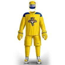 Coldоткрытом воздухе винтажные хоккейные тренировочные майки с принтом Panthers Логотип Спорт Дешевые Высокое качество H6100-10