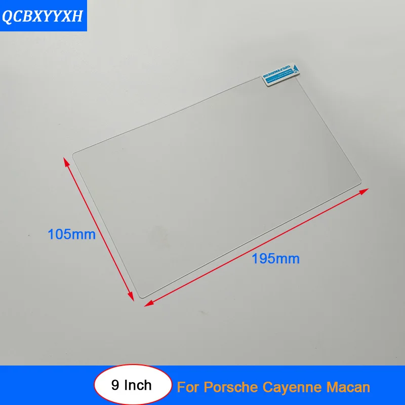 Автомобильный Стайлинг дюймов 9 дюймов gps навигационный экран Стальная Защитная пленка для Porsche Cayenne Macan контроль ЖК-экрана автомобиля
