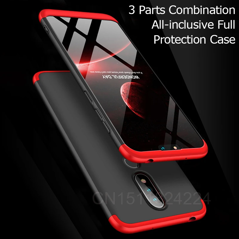 Phone Cases For Nokia 6.1 Plus Case Full Matte Back Cover For Nokia X6 2018 TA-1099 5.8 inch Bumper Shell Cover (18)