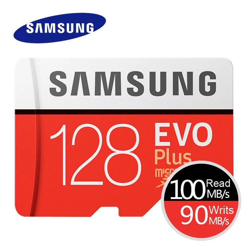 Купить Карта памяти Samsung EVO + EVO плюс Micro SD 256 GB 128G 64 GB 32 GB 16 GB Class10 MicroSD карты C10 UHS I модуль памяти TransFlash MicroSD карты