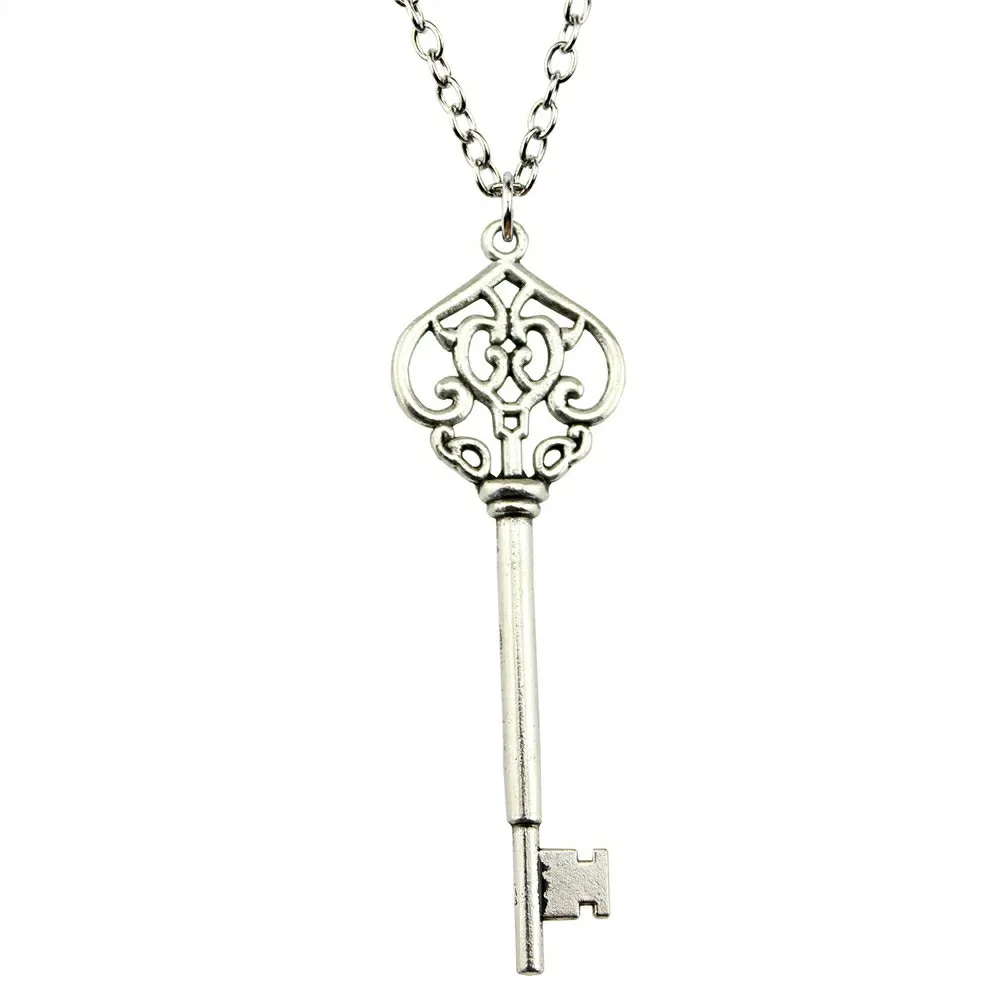 

WYSIWYG 2 Colors 69mm Big Key Pendant Necklace, Fashion Jewelry Gift For Women Dropshipping 2018 New Arrivals
