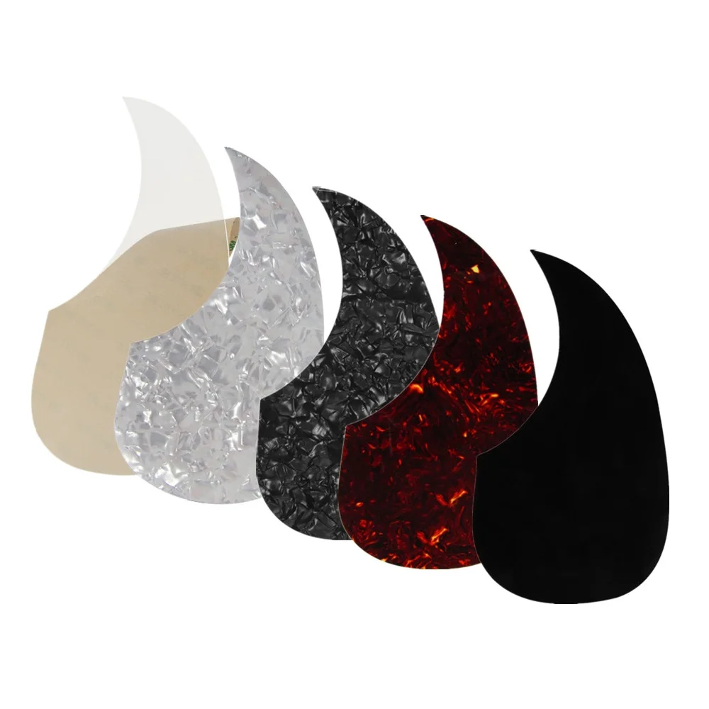 

FLEOR 10pcs/Pack Acoustic Guitar Pickguard Scratch Plate Self-adhesive Pick Guard Sticker for Acoustic Guitar Accessories