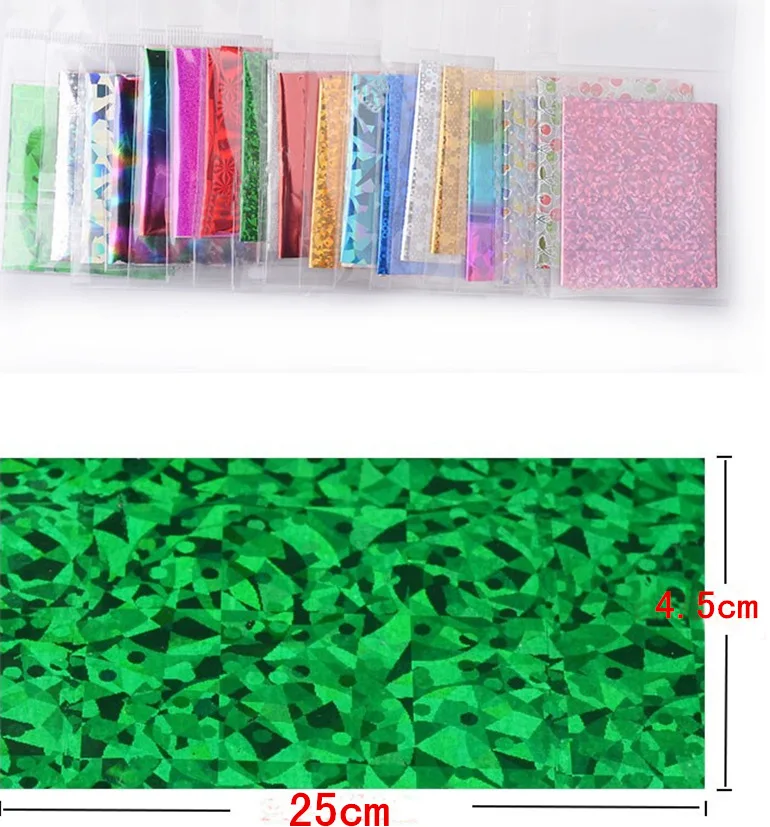 

50Pcs/set Shimmer Starry Sky Nail Foil Colorful Nail Starry Glitter Transfer Sticker Manicure Nail Art Decoration Accessories