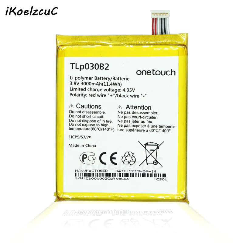IKoelzcuC аккумулятор для телефона + подарок Alcatel One Touch Pop S7 OT 7045 7045Y TLP030B1 TLP030B2 Сменные