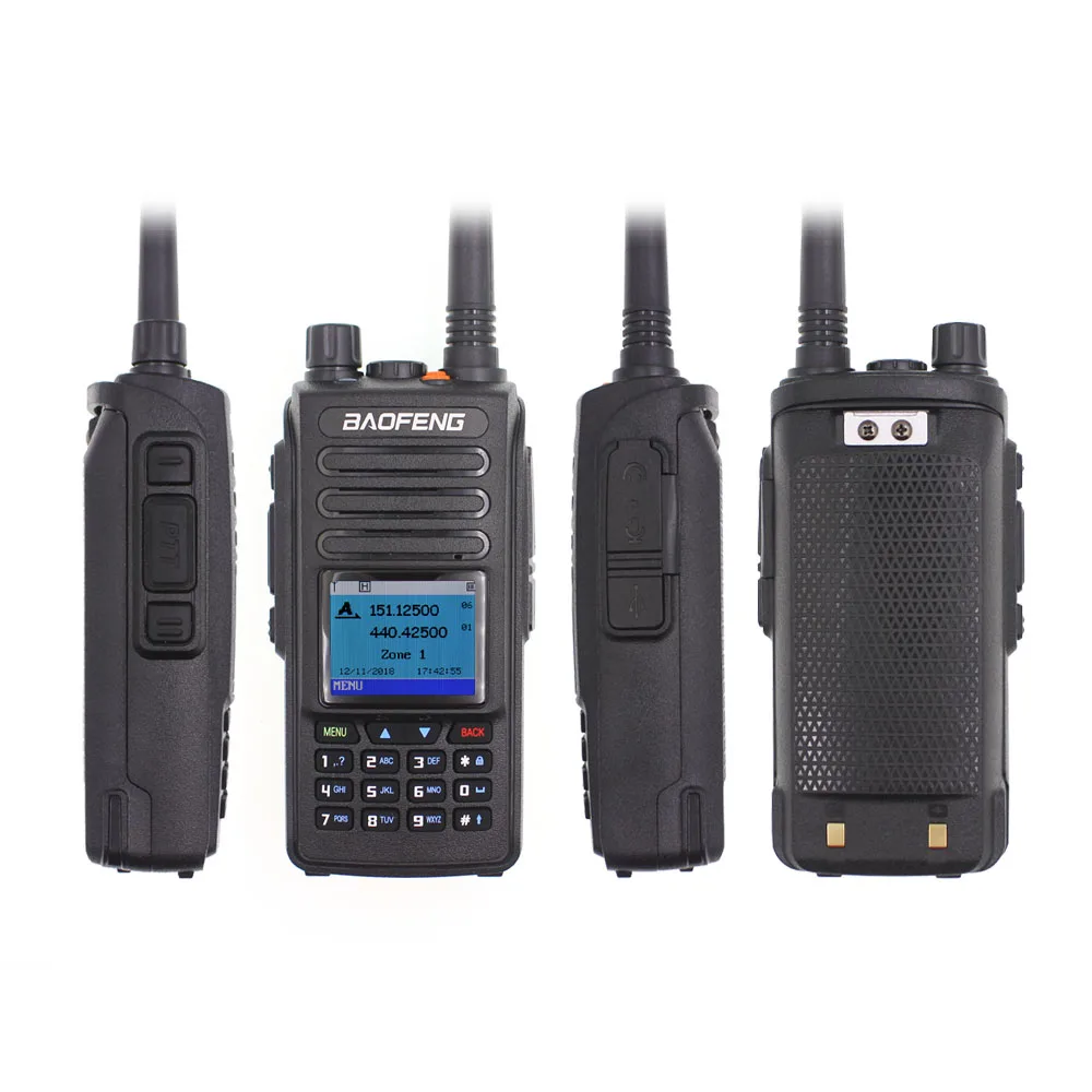 2019 Baofeng DMR DM-1702 GPS Walkie Talkie VHF UHF 136-174 & 400-470MHz Dual Band Dual Time Slot Tier 1&2 Digital Radio DM1702 2019 Baofeng DMR DM-1702 GPS Walkie Talkie VHF UHF 136-174 & 400-470MHz Dual Band Dual Time Slot Tier 1&2 Digital Radio DM1702