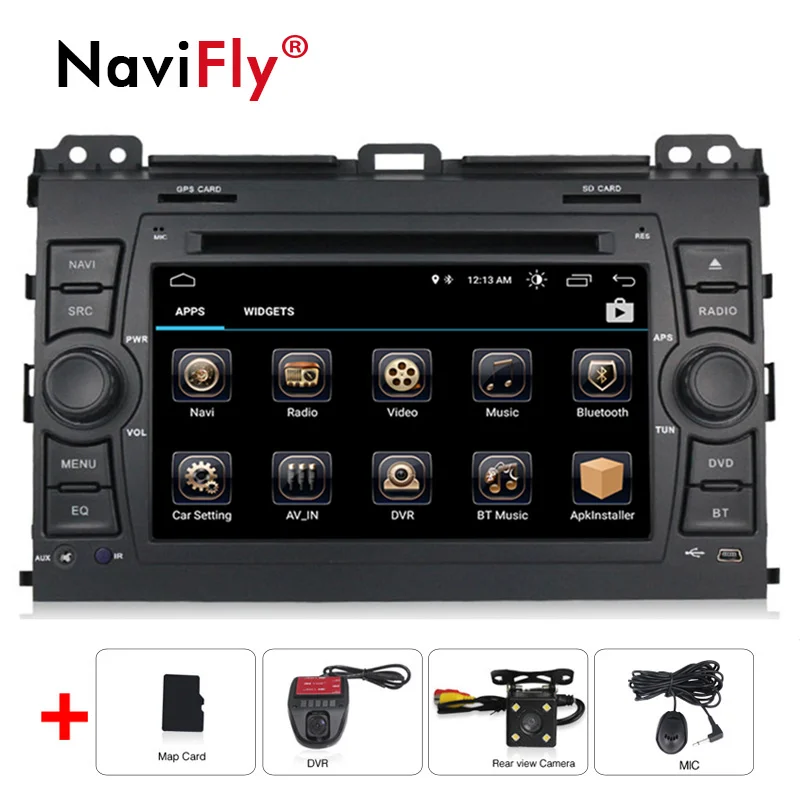 Бесплатная доставка! 2din Android 8 1 автомобильный dvd плеер мультимедиа для Toyota Land Cruiser