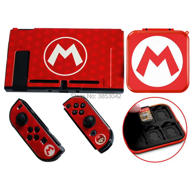 2 in 1 for Nintend Switch Accessories Hard Shell Housing Cover Cases Directly Docking with NX NS Switch Game Card Storage Box (6)