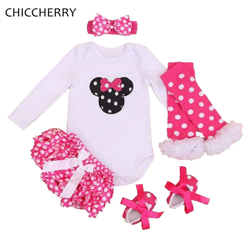 Rose D Hiver Infantile Bebe Fille Vetements Minnie Nouveau Ne Body Points Bloomer Mis Ensemble Pour Enfants Vetement Bebe Enfant Salopette Aliexpress