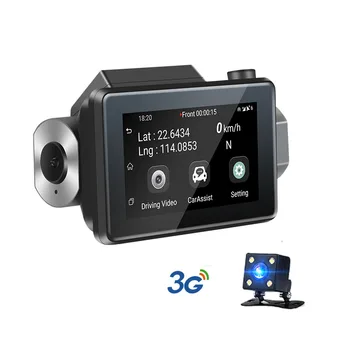 

3G Car DVR with Android GPS log Dual Lens 1080p dash camera WIFI Car cam Video Registrar drive recorder