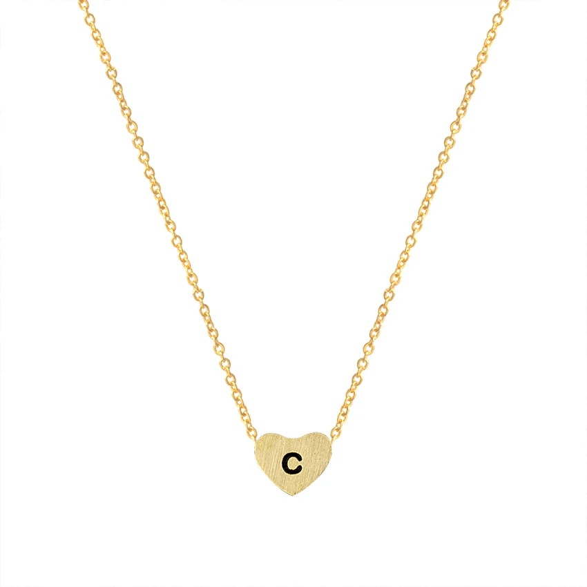 

Trendy Alphabet Capital C Letter Pendant Necklace For Women Gold Color Letter Necklaces Stainless Steel Chain Wholesale