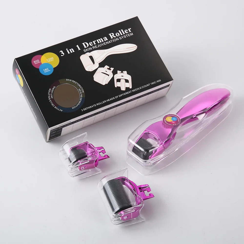 0 25 мм DRS 1200 + 600 300 иглы микро Дерма ролик Титан mezoroller микроиглы dr ручка машина для