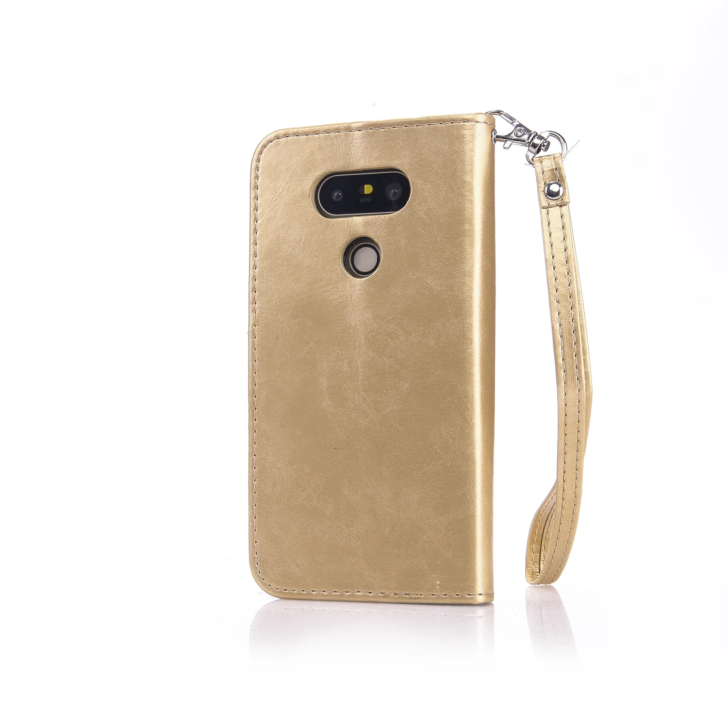 Магнитный чехол книжка с золотыми бабочками для LG K7 K8 Lte K350E K10 K3 K5 K4 2017 G6 G5 G3 G4 Stylus 2 3