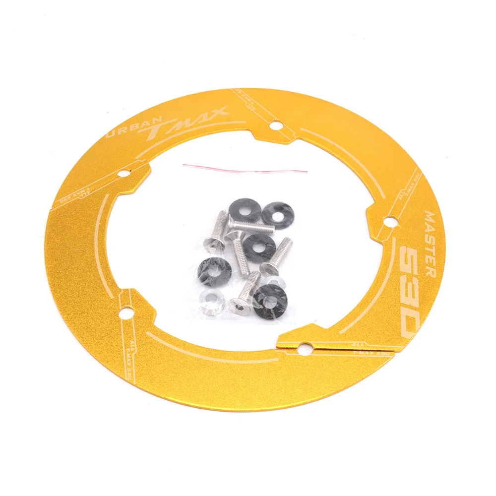 SMOK Motorcycle CNC Aluminum Alloy Accessories Transmission Belt Pully Cover For Yamaha TMAX 530 T MAX 530 2017 2018 (12)