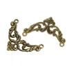 DoreenBeads 20 PCs Zinc Based Alloy Connectors Findings Triangle Antique Bronze Filigree 38mm(1 4/8