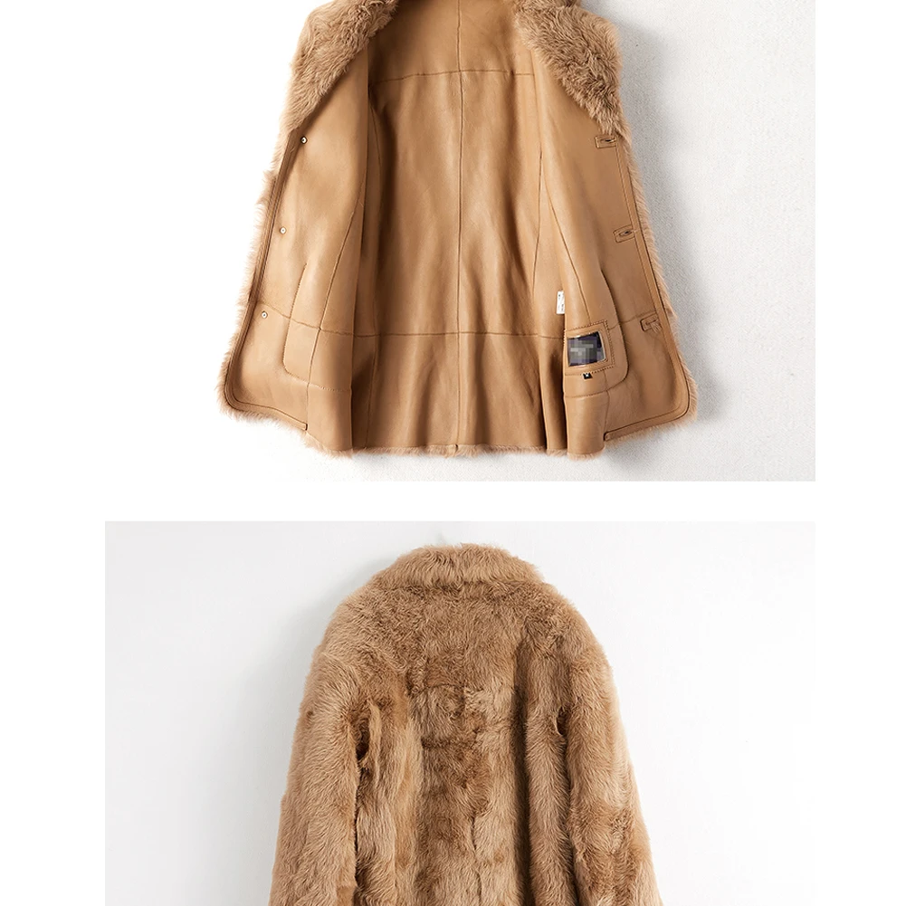 Для Мужчин's B3 Shearling Jacket Для мужчин; длинное кожаное пальто Для мужчин; зимняя теплая куртка