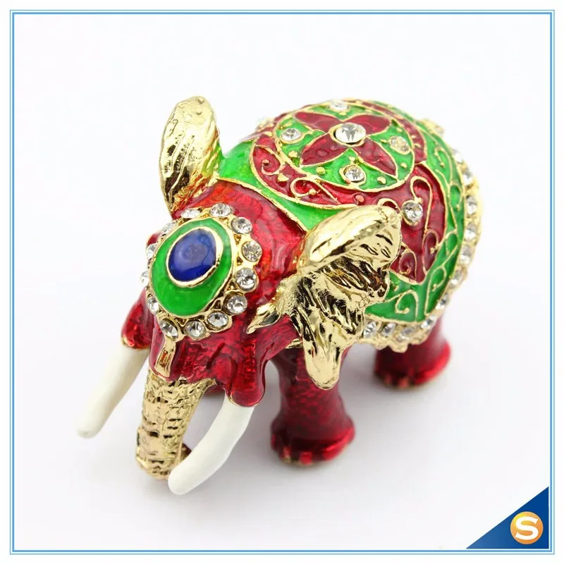 Elephant Shape Trinket Box (10)