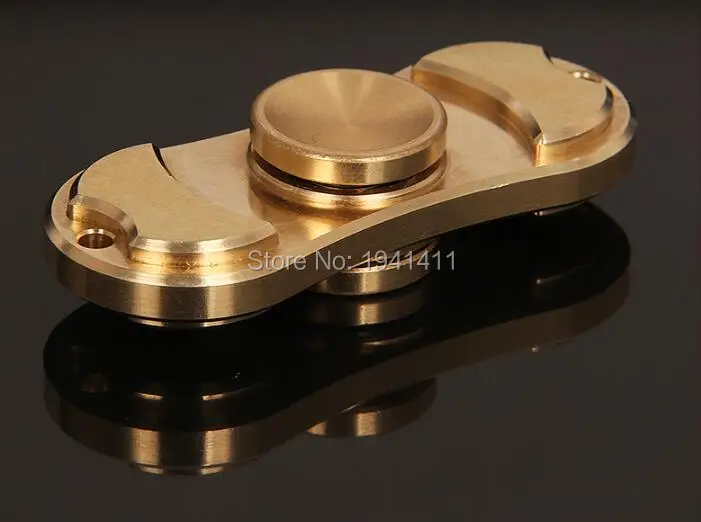 Tri-spinner Спиннер EDC ручной Спиннер бронзовые металлические игрушки