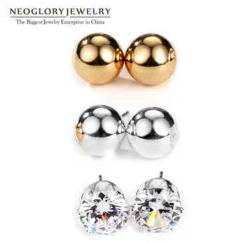 

Neoglory Rhinestone Small Balls Three Pairs Stud Earrings Set For Women Teens Girls Brand Fashion Gifts Jewelry 2020 FA