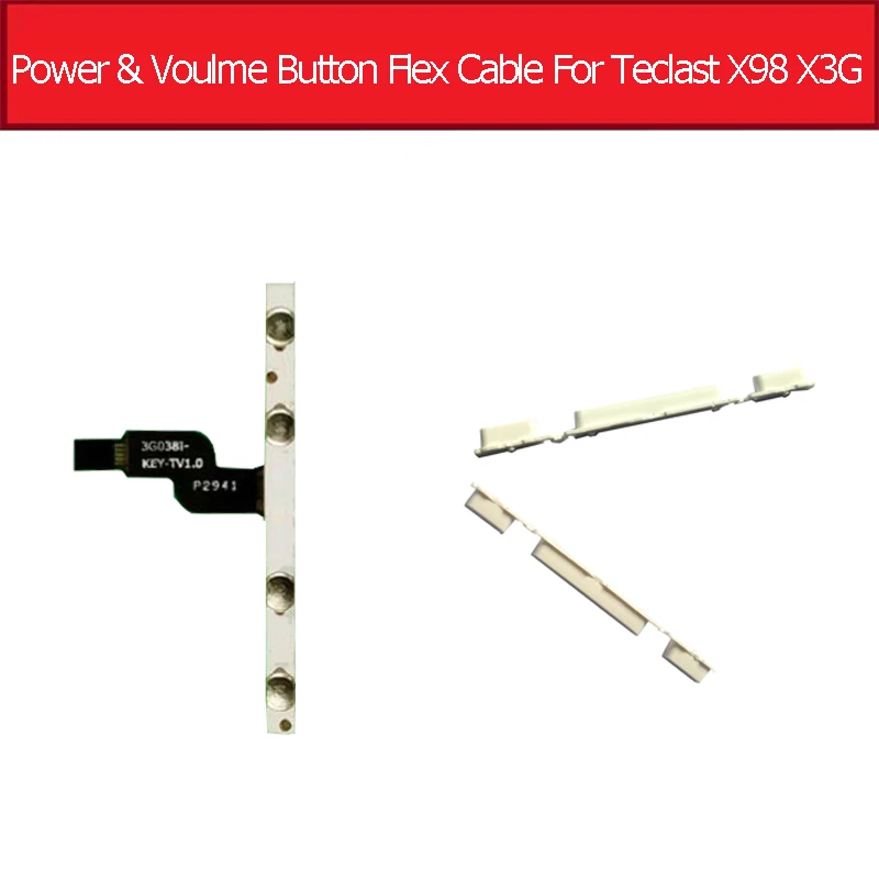 

Power & Voulme Button Flex Cable For Teclast X98 3G On Off Power Volume Switch Side Button Flex Ribbon Replacement Parts