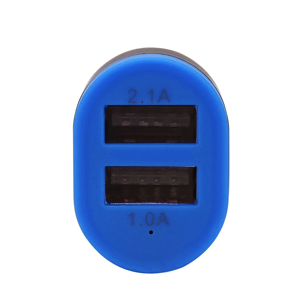 2.1A 12V автомобильное зарядное устройство двойной Переходник USB для зарядки в