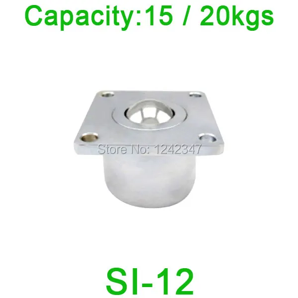 SI-12 стальной шариковый подшипник подшипника SI12 фланец монтажный 20kgs тяжелая нагрузка грузоподъемность шарикоподшипник колеса ролик